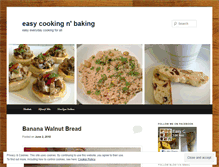 Tablet Screenshot of easycookingnbaking.com